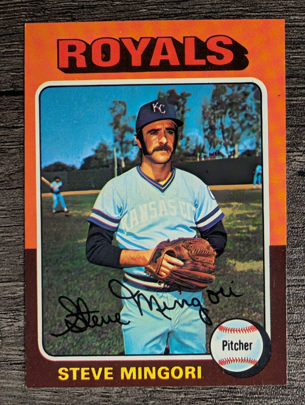 1975 Topps Mini #544 Steve Mingori (NM)