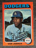 1975 Topps Mini #547 Von Joshua (NMMT)