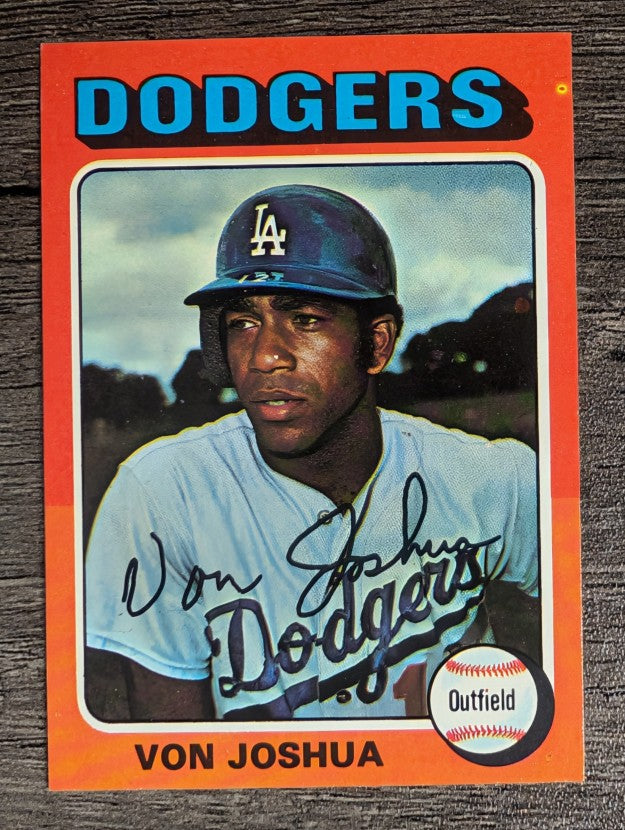 1975 Topps Mini #547 Von Joshua (NMMT)