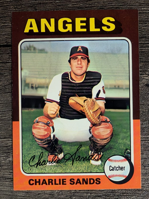 1975 Topps Mini #548 Charlie Sands (NM)