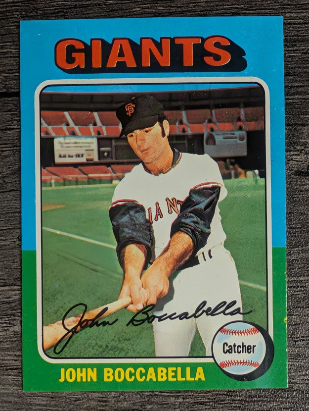 1975 Topps Mini #553 John Boccabella (EX)