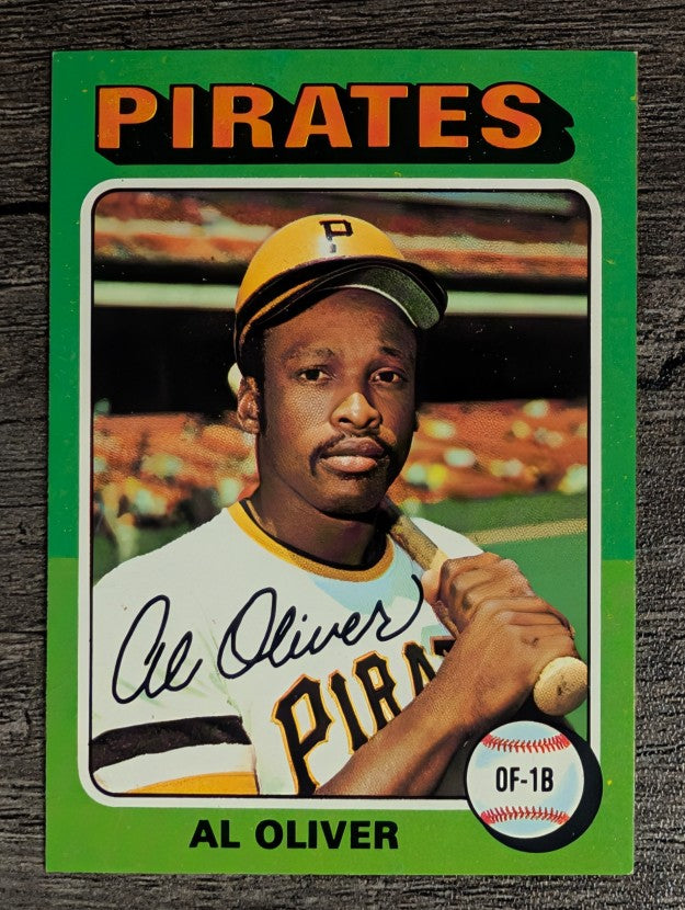 1975 Topps Mini #555 Al Oliver (NMMT)