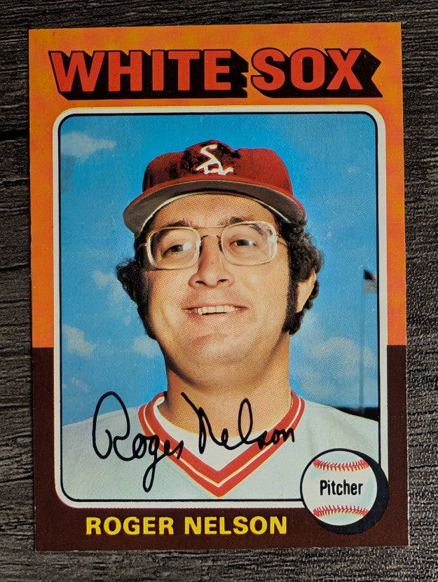 1975 Topps Mini #572 Roger Nelson (NM)