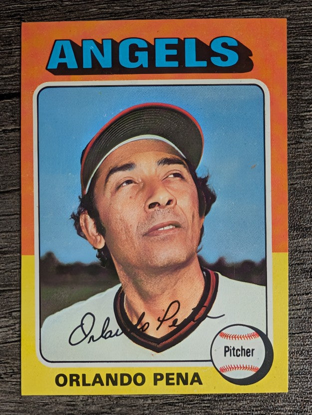 1975 Topps Mini #573 Orlando Pena (EXMT)