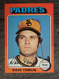 1975 Topps Mini #578 Dave Tomlin RC (NM)