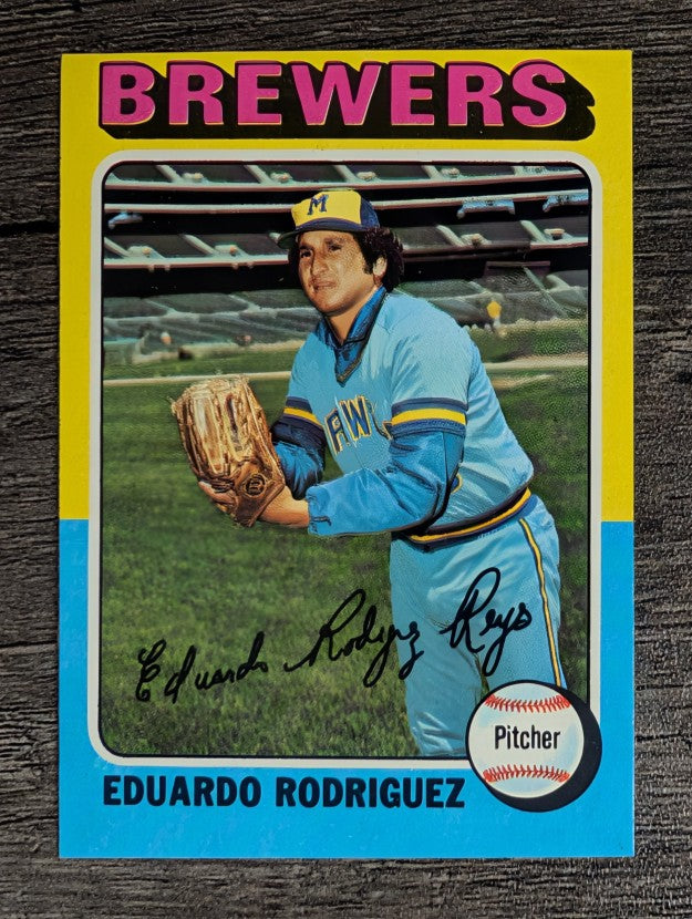 1975 Topps Mini #582 Eduardo Rodriguez (EXMT)