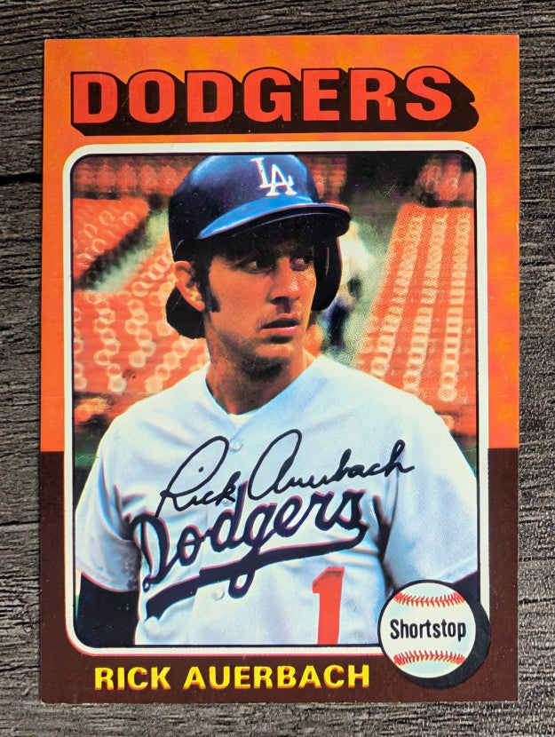 1975 Topps Mini #588 Rick Auerbach (EXMT)