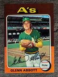 1975 Topps Mini #591 Glenn Abbott (EXMT)