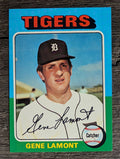1975 Topps Mini #593 Gene Lamont (NM)