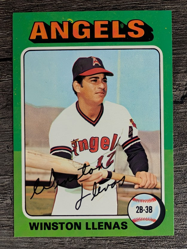 1975 Topps Mini #597 Winston Llenas (NM)