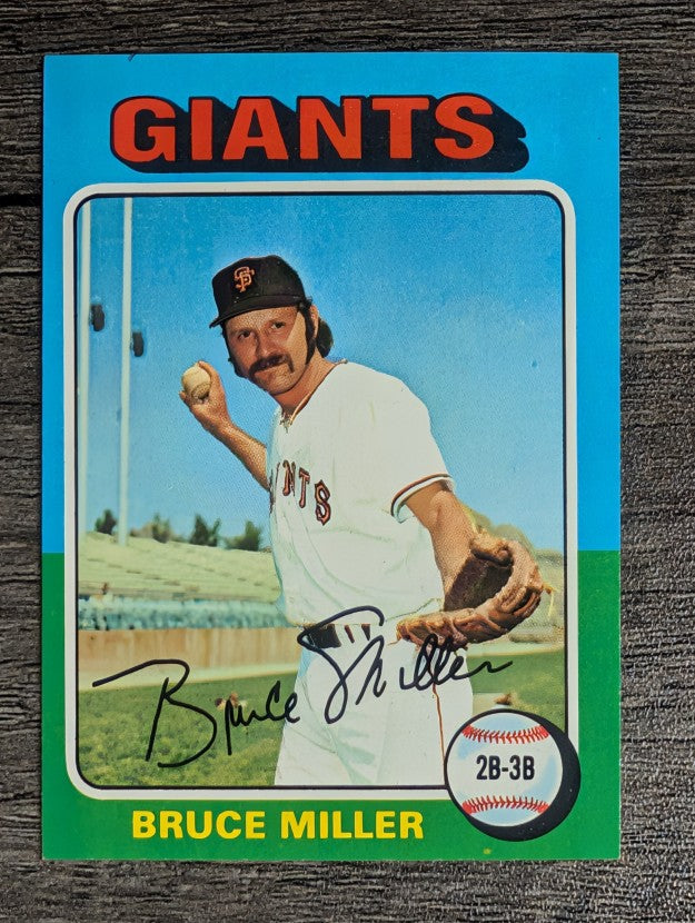 1975 Topps Mini #606 Bruce Miller RC (NM)