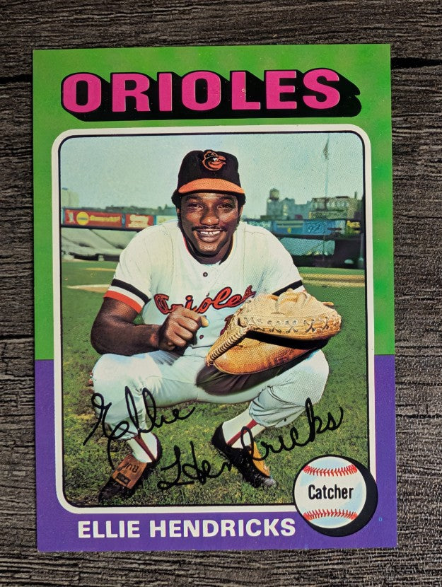 1975 Topps Mini #609 Elrod Hendricks (NMMT)