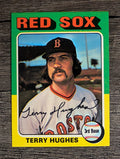 1975 Topps Mini #612 Terry Hughes (FACTORY SHORT)