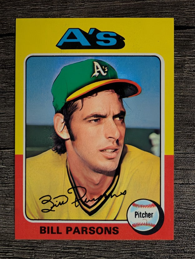 1975 Topps Mini #613 Bill Parsons (NMMT)