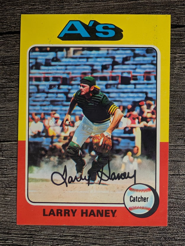 1975 Topps Mini #626 Larry Haney (NM)