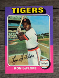 1975 Topps Mini #628 Ron LeFlore RC (EXMT)
