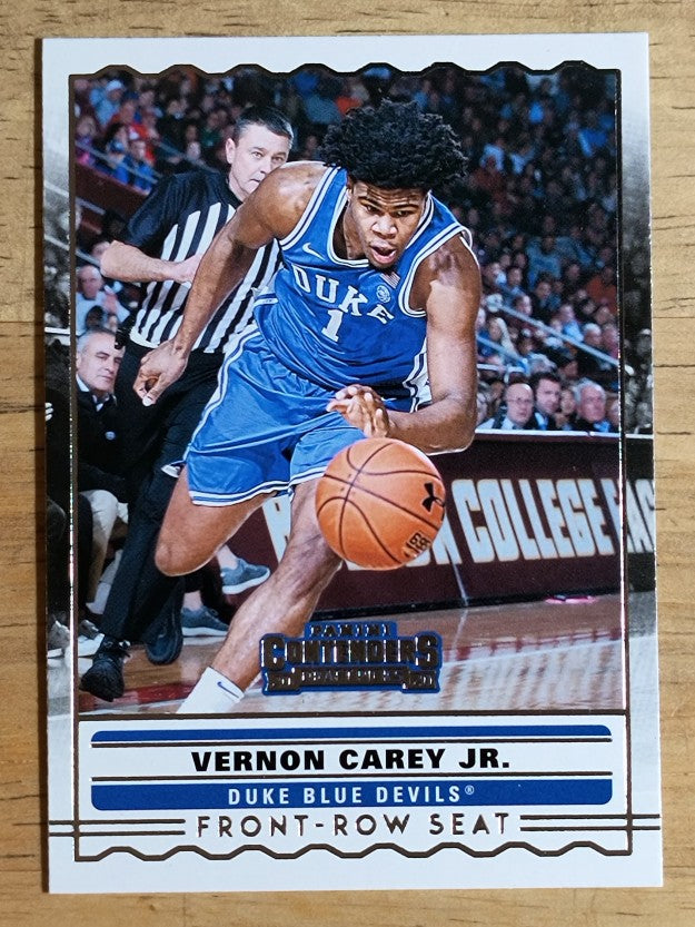 2020-21 Panini Contenders Draft Picks Front-Row Seats #26 Vernon Carey Jr.