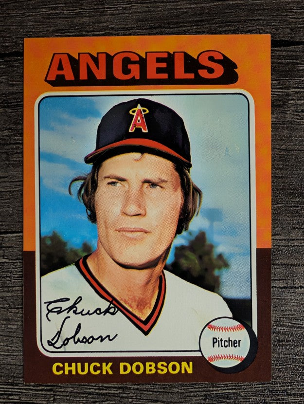 1975 Topps Mini #635 Chuck Dobson (NM)