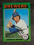 1975 Topps Mini #636 Charlie Moore (NM)