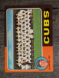 1975 Topps Mini #638 Chicago Cubs CL/Jim Marshall MG (EXMT)