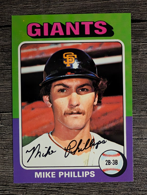 1975 Topps Mini #642 Mike Phillips (NM)
