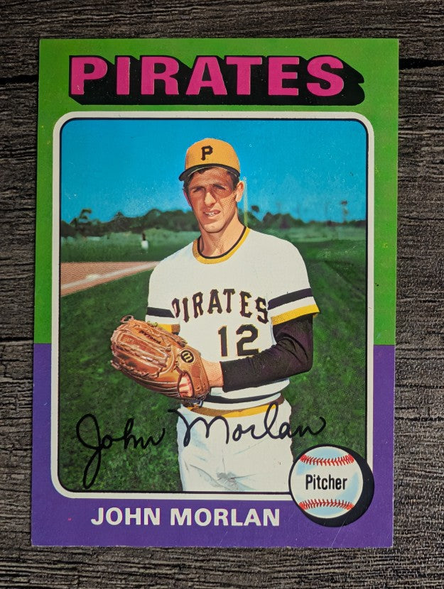 1975 Topps Mini #651 John Morlan RC (NM)