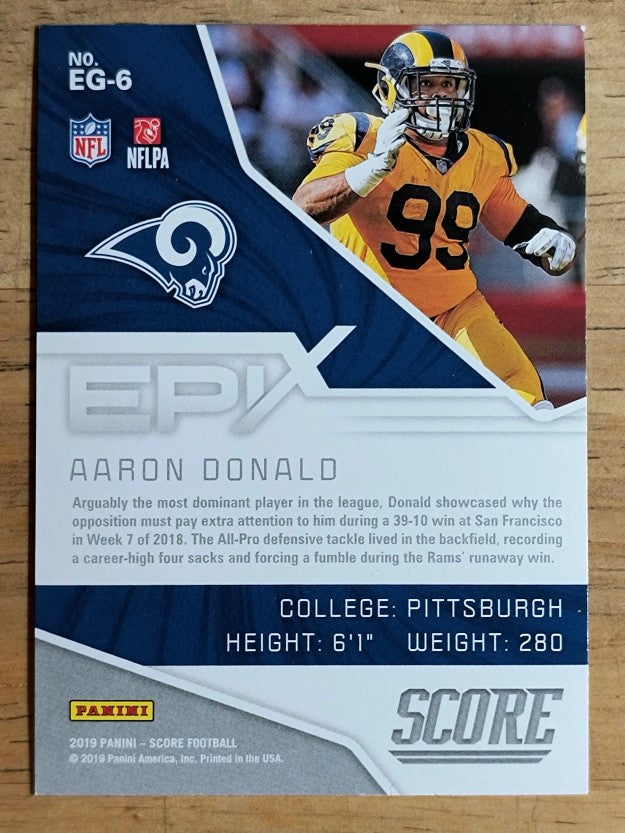 2019 Score Epix Game #6 Aaron Donald