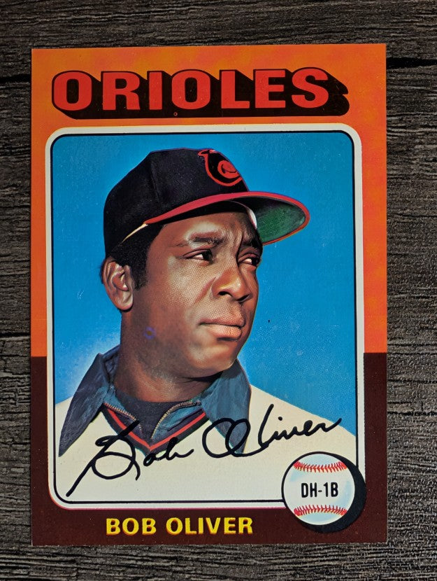 1975 Topps Mini #657 Bob Oliver (NM)