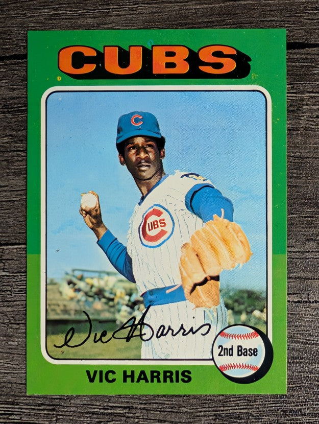 1975 Topps Mini #658 Vic Harris (EXMT)