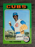 1975 Topps Mini #658 Vic Harris (EXMT)