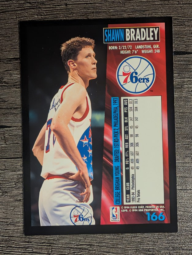 1994-95 Fleer #166 Shawn Bradley