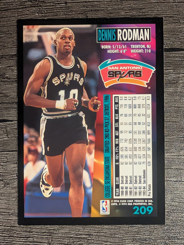 1994-95 Fleer #209 Dennis Rodman (NM)