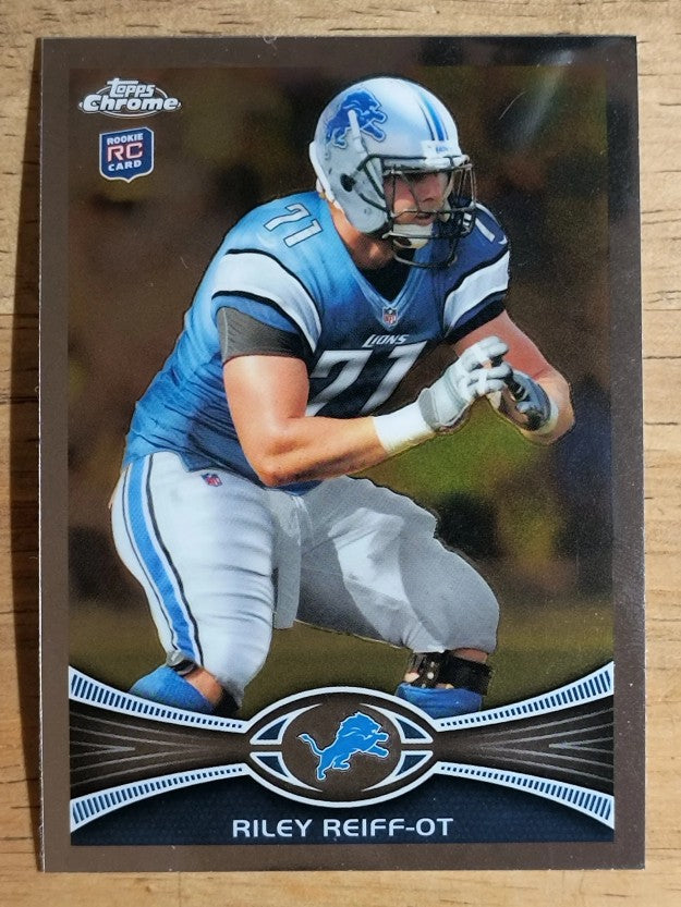 2012 Topps Chrome #4 Riley Reiff RC
