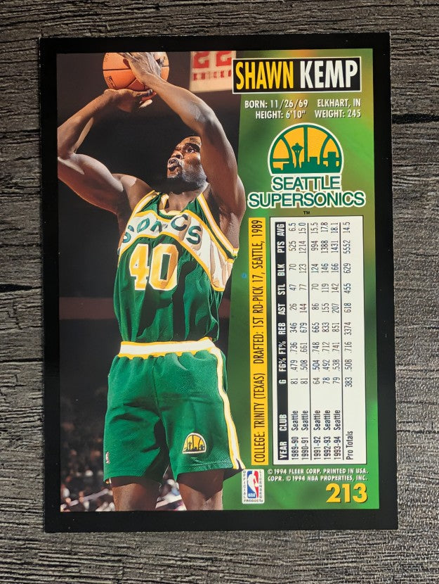 1994-95 Fleer #213 Shawn Kemp