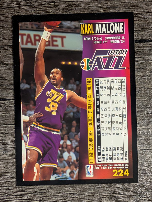 1994-95 Fleer #224 Karl Malone