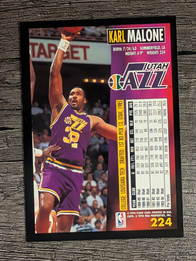1994-95 Fleer #224 Karl Malone