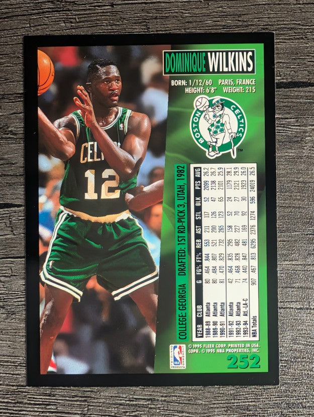 1994-95 Fleer #252 Dominique Wilkins