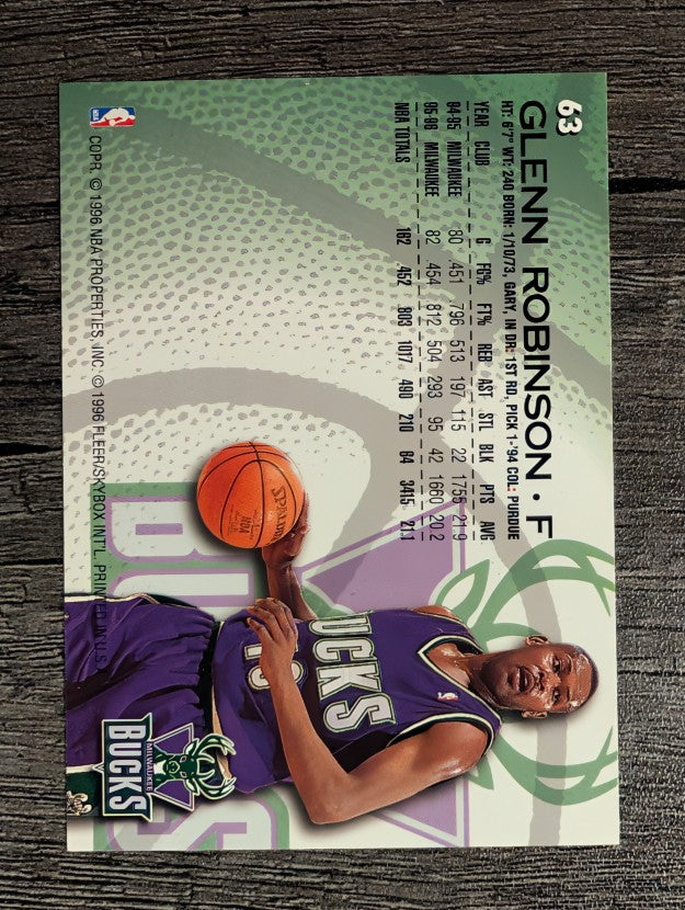 1996-97 Fleer #63 Glenn Robinson