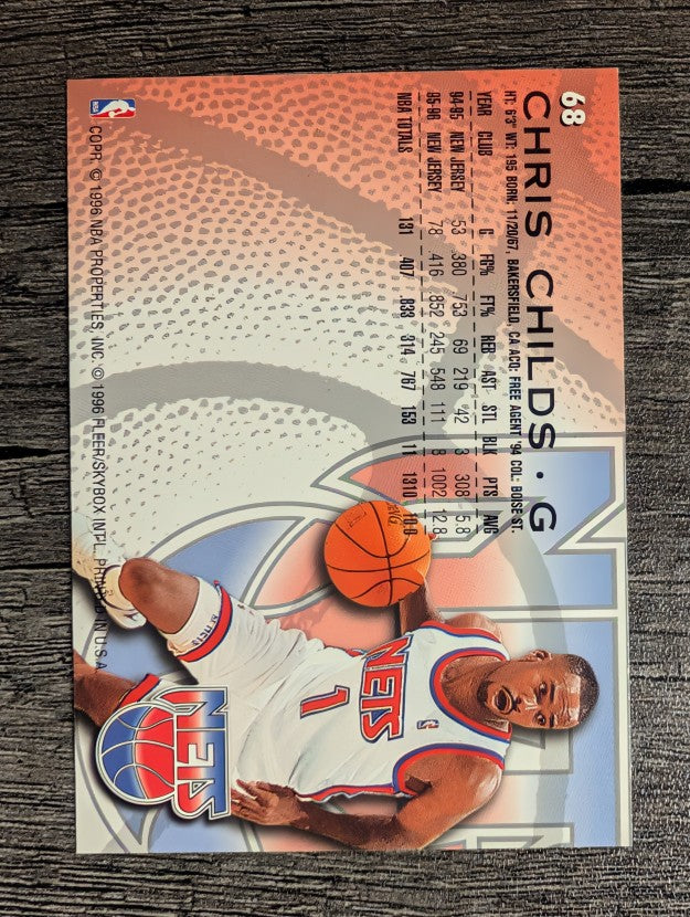 1996-97 Fleer #68 Chris Childs