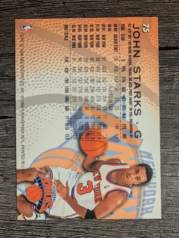 1996-97 Fleer #75 John Starks