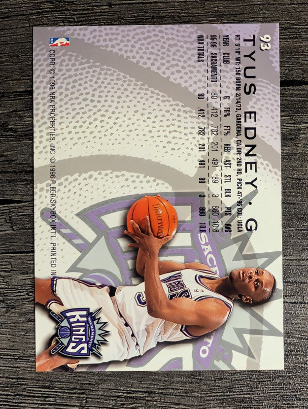 1996-97 Fleer #93 Tyus Edney