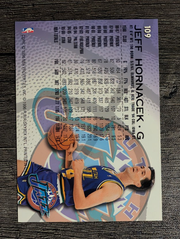 1996-97 Fleer #109 Jeff Hornacek