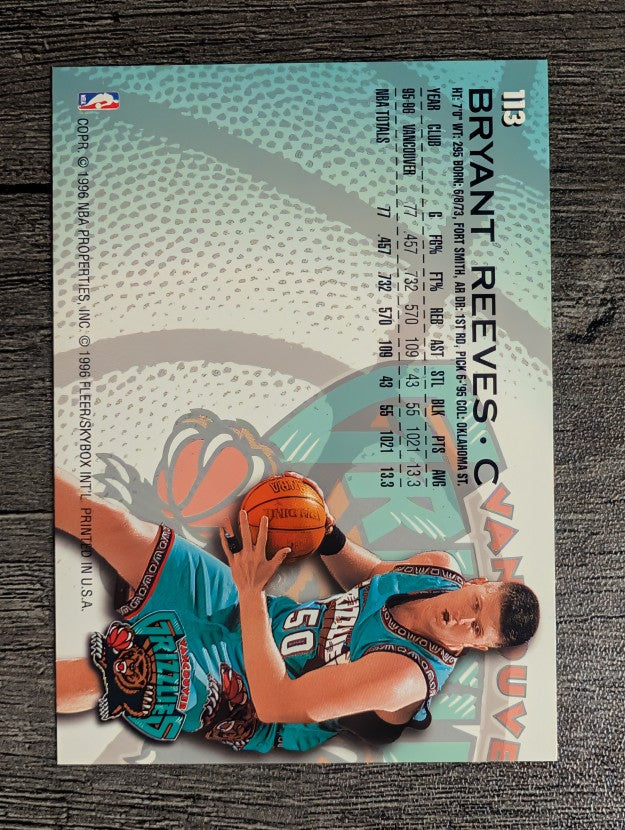 1996-97 Fleer #113 Bryant Reeves