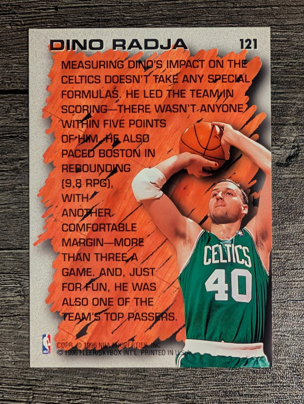 1996-97 Fleer #121 Dino Radja HL
