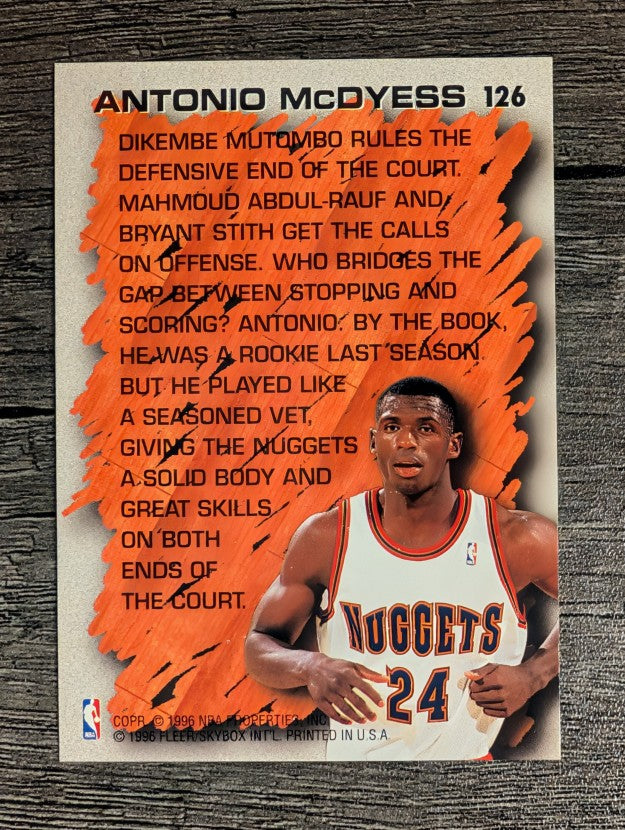 1996-97 Fleer #126 Antonio McDyess HL