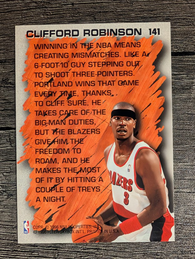 1996-97 Fleer #141 Clifford Robinson HL