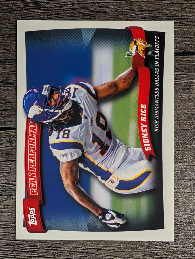 2010 Topps Peak Performance #PP40 Sidney Rice