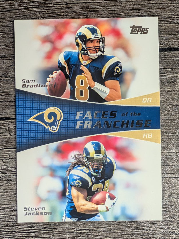 2011 Topps Faces of the Franchise #BJ Sam Bradford/Steven Jackson