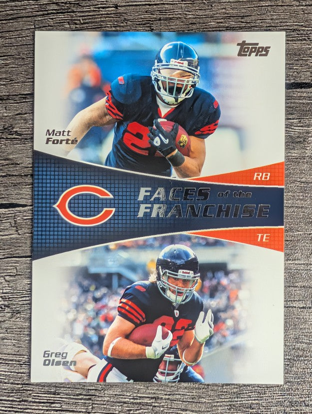 2011 Topps Faces of the Franchise #FO Matt Forte/Greg Olsen