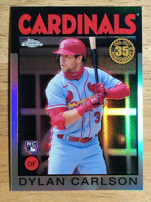 2021 Topps Chrome '86 Topps #86BC6 Dylan Carlson